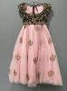 Picture of Pink lehenga with velvet blouse