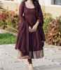 Picture of Narayanpet cotton Anarkali with machine embroidery