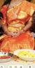 Picture of Pure kanchipattu red saree with maggam work blouse