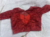Picture of Red sequin bridal lehenga
