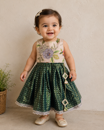 Picture of New croptop lehanga for 6 - 18 months