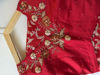 Picture of Pure Benaras bright red saree