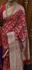 Picture of Pure Benaras bright red saree