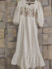 Picture of Cotton white embroidery frock