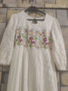 Picture of Cotton white embroidery frock