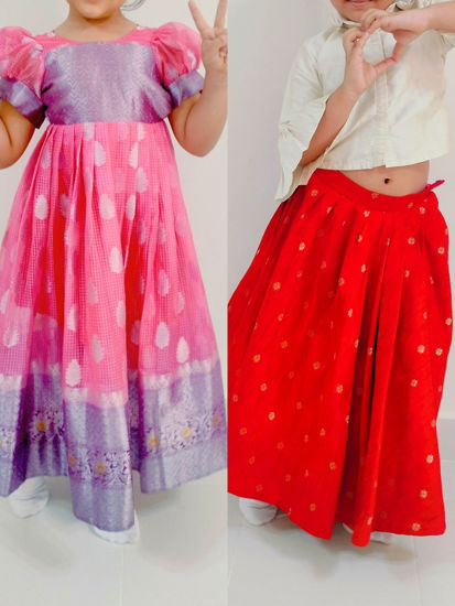 Picture of Long frock n crop top 3-4Y