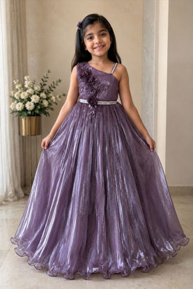 Picture of Lavender Long frock 6-7Y