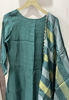 Picture of Green colour Anarkali with duppata (maggam work at neck part)