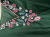 Picture of Green colour top & duppata with maggam work