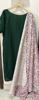 Picture of Green colour top & duppata with maggam work