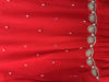 Picture of Red maggam work long frock from boutique
