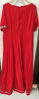 Picture of Red maggam work long frock from boutique