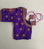 Picture of Aari work silk blouse