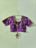 Picture of Aari work silk blouse