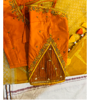Picture of Beautiful yellow Banaras Saree