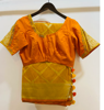 Picture of Beautiful yellow Banaras Saree