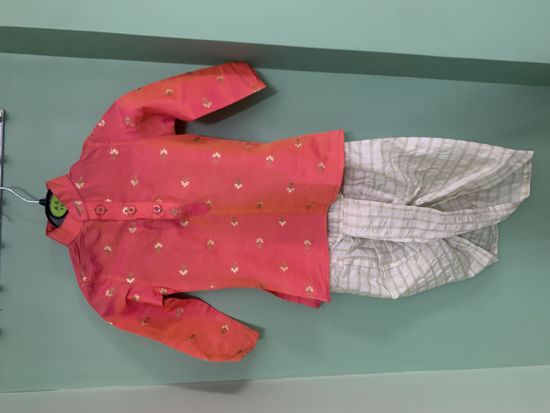 Picture of Baby Boys Ethnic Kurta Dhoti Set 0-6M