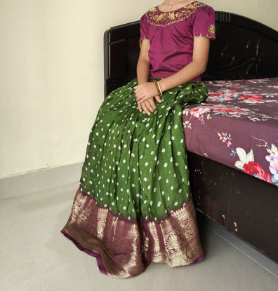 Picture of Bandini lehenga with work blouse 6-7y