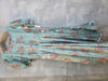 Picture of Sea green satin floral frock