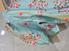 Picture of Sea green satin floral frock