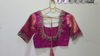 Picture of Pattu lehenga with maggam work blouse