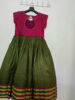 Picture of Green and pink frock