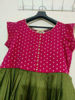 Picture of Green and pink frock
