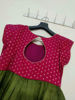Picture of Green and pink frock
