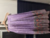 Picture of Lavender zari kota lehenga with paithani border 8-10y