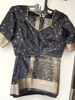 Picture of Maheshwari silk saree with stitched blouse