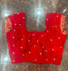 Picture of Golden tissue saree with multi use blouse