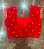 Picture of Golden tissue saree with multi use blouse