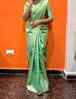 Picture of Green tissue saree with mahanati blouse