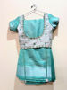 Picture of Semi pattu saree with maggam work blouse