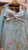 Picture of Blue embroidery cape lehenga