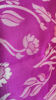 Picture of Magenta pink floral and silver zari saree