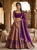 Picture of Pattu langa voni with maggam work blouse