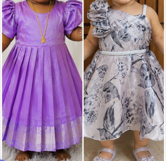 Picture of Festive wear Baby frocks combo 6-12M
