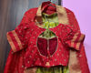 Picture of Mehendi green benarasi Half saree
