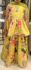 Picture of Yellow Babyhug Sleeveless Choli Lehenga 4-5Y