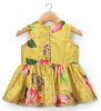 Picture of Yellow Babyhug Sleeveless Choli Lehenga 4-5Y