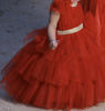 Picture of Maroon Layered Princess Party Frock  1-2 years