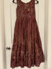 Picture of Customized Tissue Embroidered Long Frock 8-10y