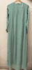 Picture of Beautiful coat style light green color  full length dress with yolk work
