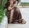 Picture of Russian crepe saree