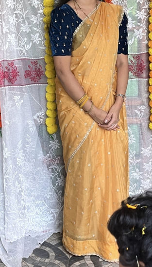 Picture of Organza chiffon saree