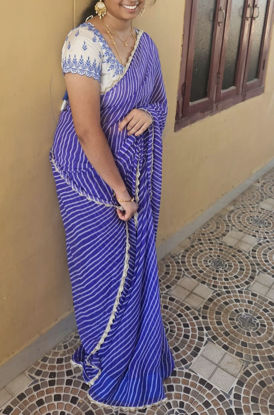 Picture of Georgette leheriya saree
