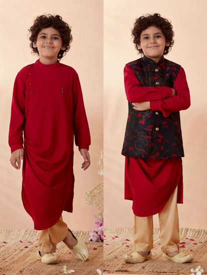 Picture of Manyavar kurta Jacket Set 6-8Y