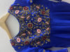 Picture of Blue maggam work long frock