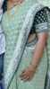 Picture of Mint green banarasi georgette saree